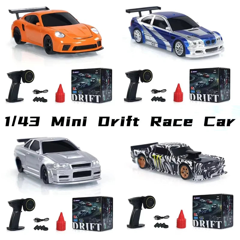 2.4G High speed Drift Rc Car 1/43 4WD