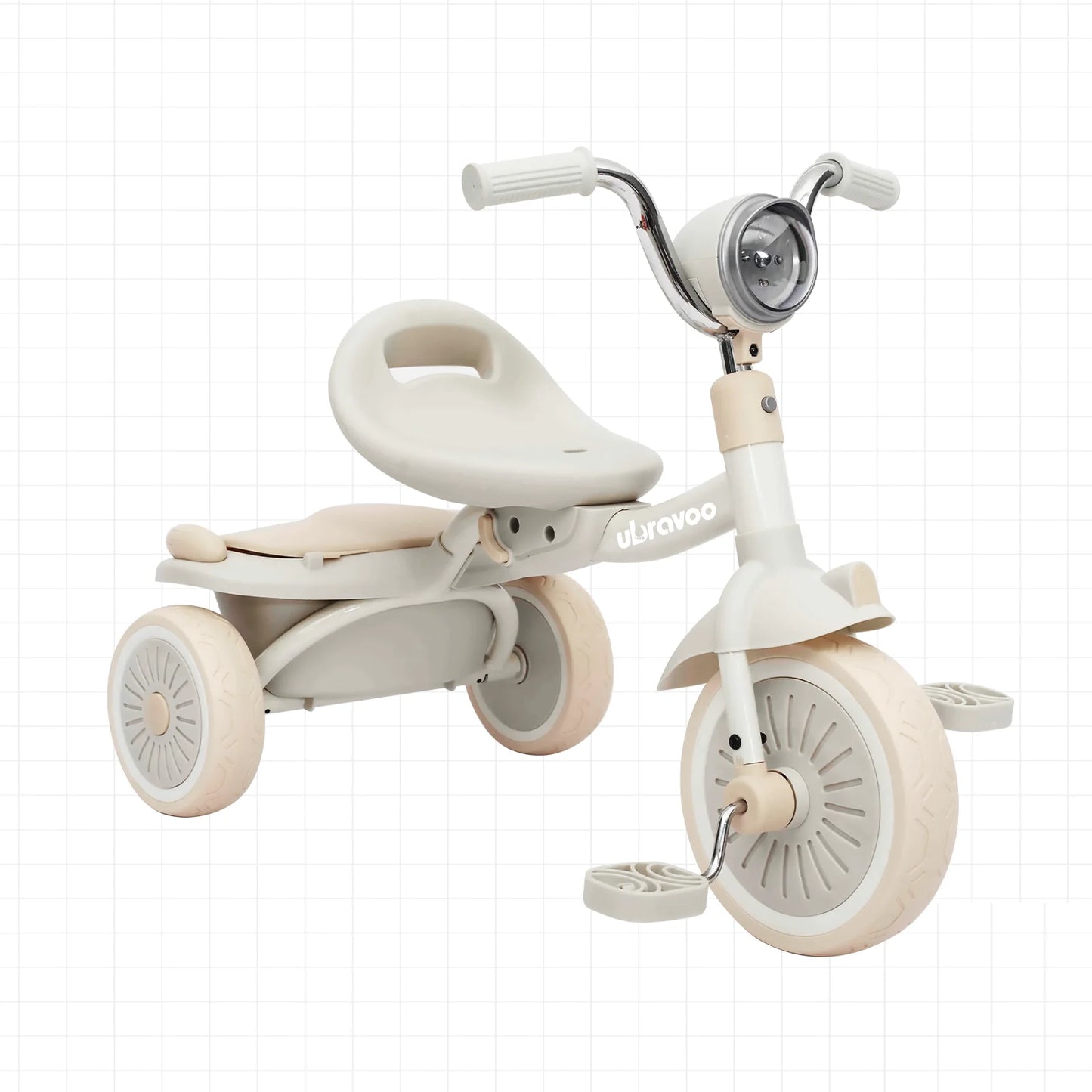 Foldable Tricycle Trike with Pedals