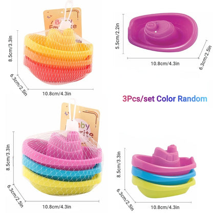 stacking boat bath toy set