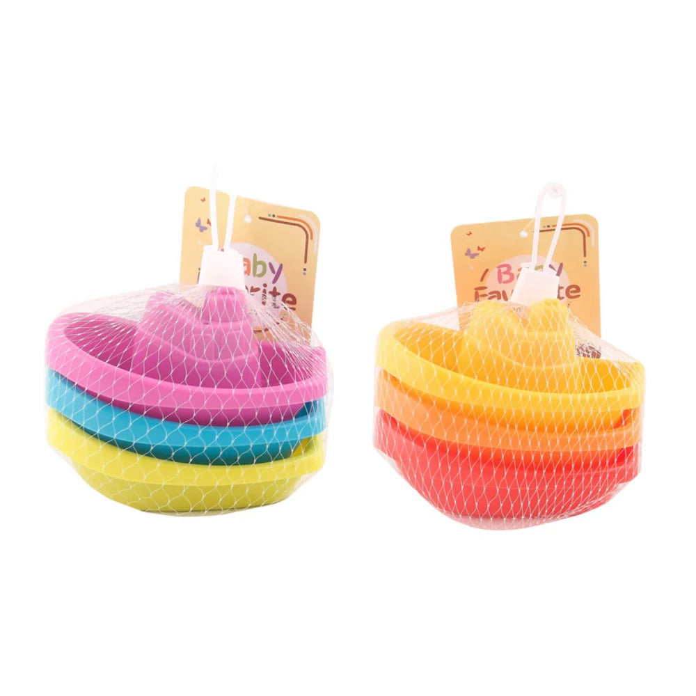 stacking boat bath toy set