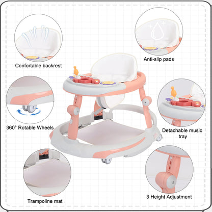 UBRAVOO Foldable Baby Walker